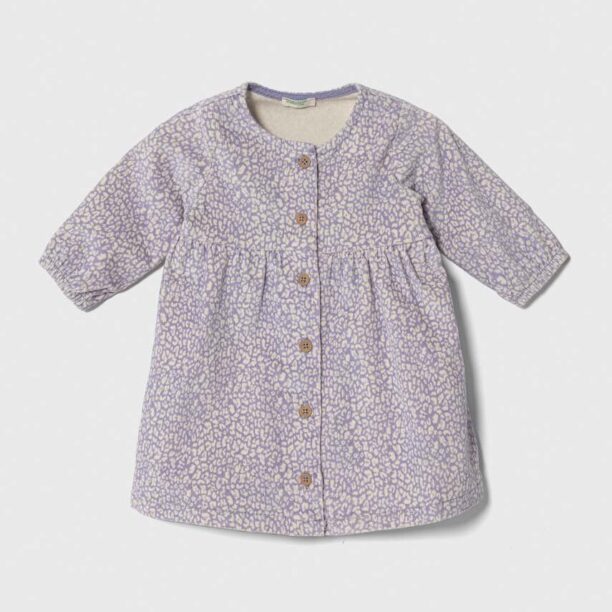 United Colors of Benetton rochie bebe culoarea violet