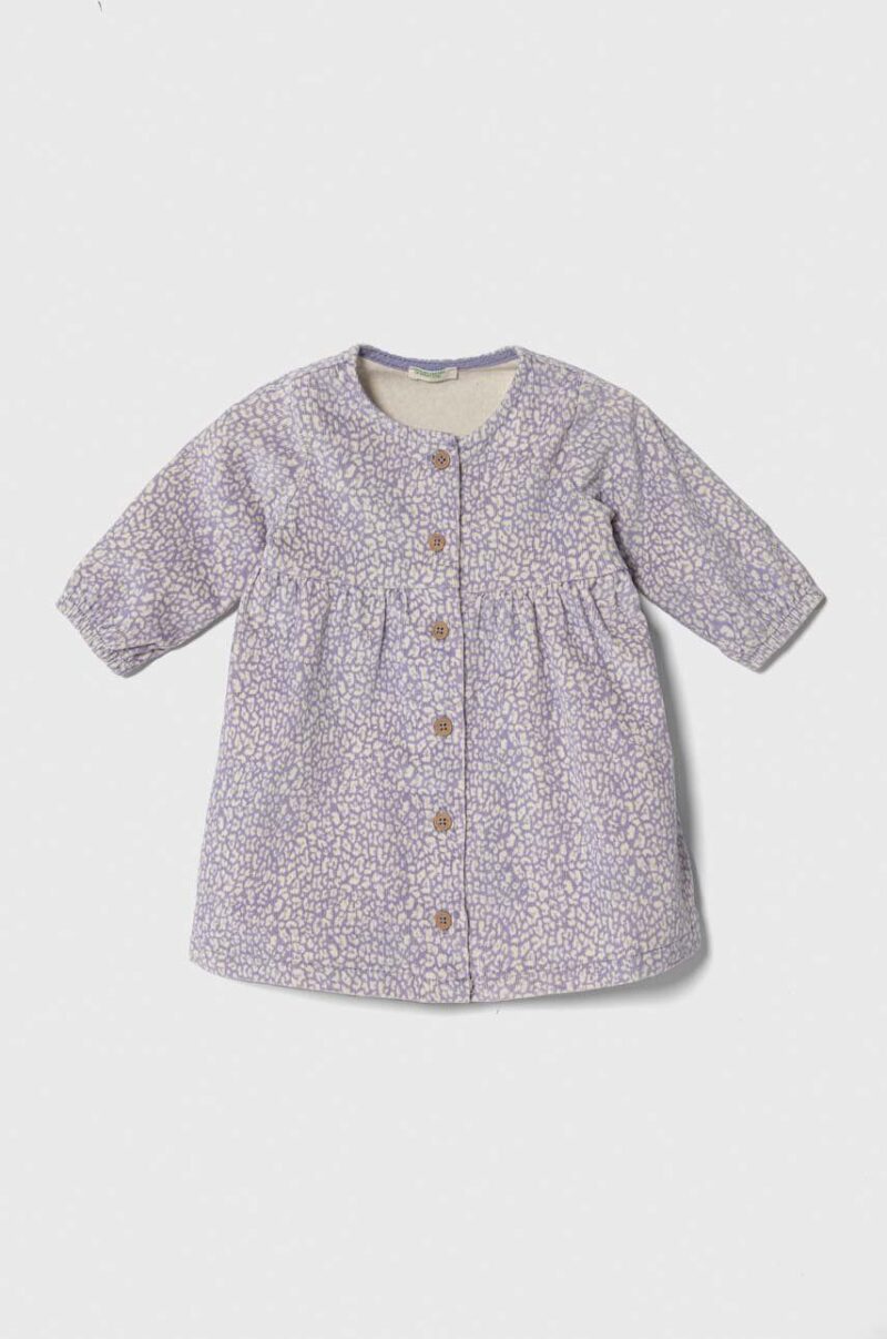 United Colors of Benetton rochie bebe culoarea violet