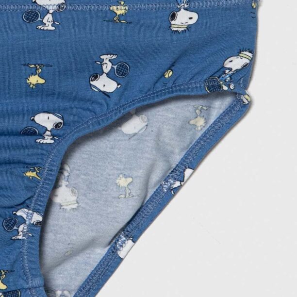 United Colors of Benetton slip copii x Snoopy culoarea albastru marin preţ