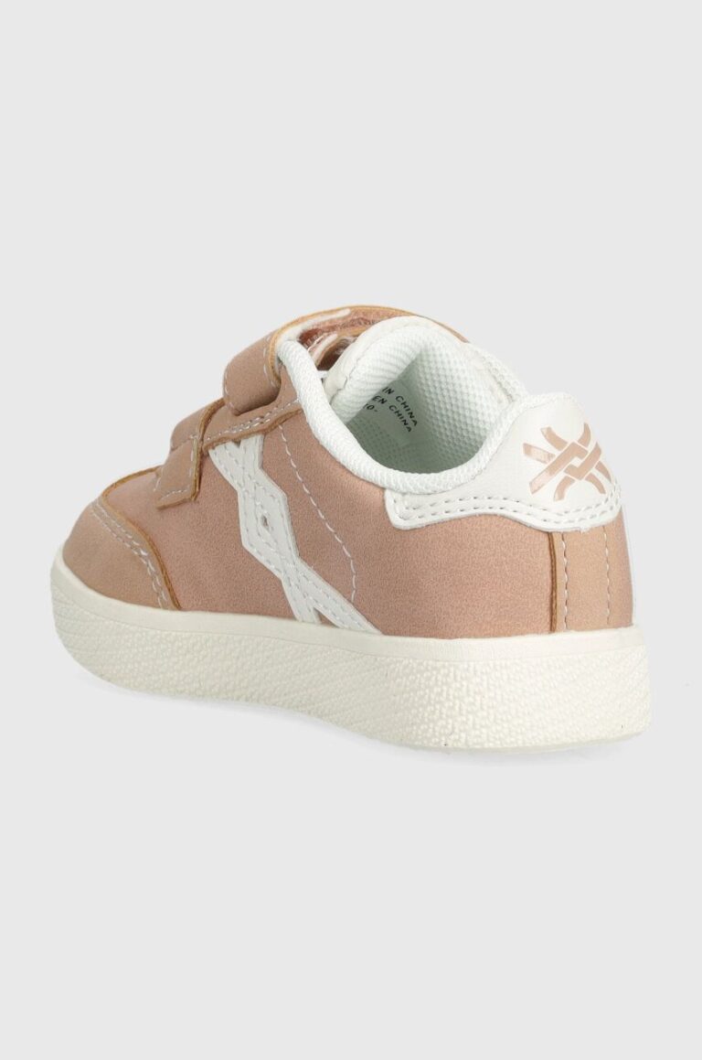 United Colors of Benetton sneakers pentru copii culoarea portocaliu preţ