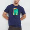 United Colors of Benetton tricou din bumbac culoarea albastru marin