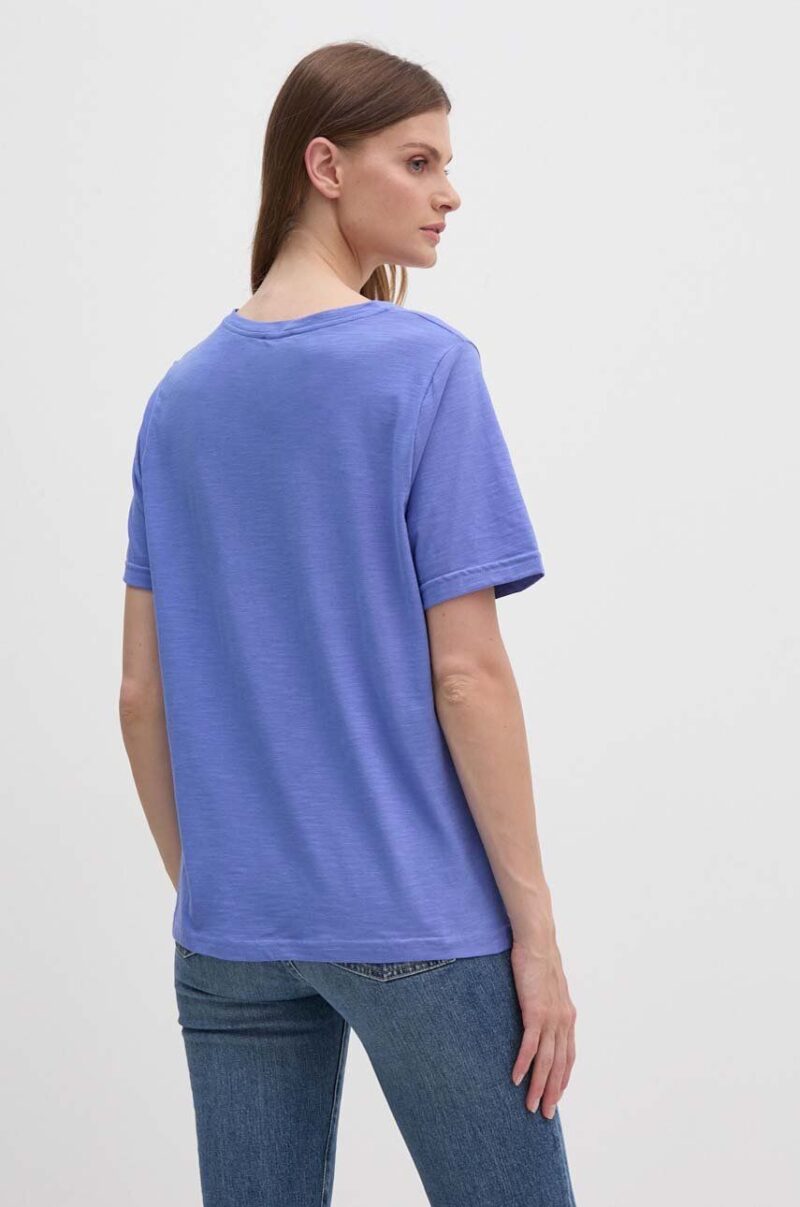 United Colors of Benetton tricou din bumbac culoarea violet preţ