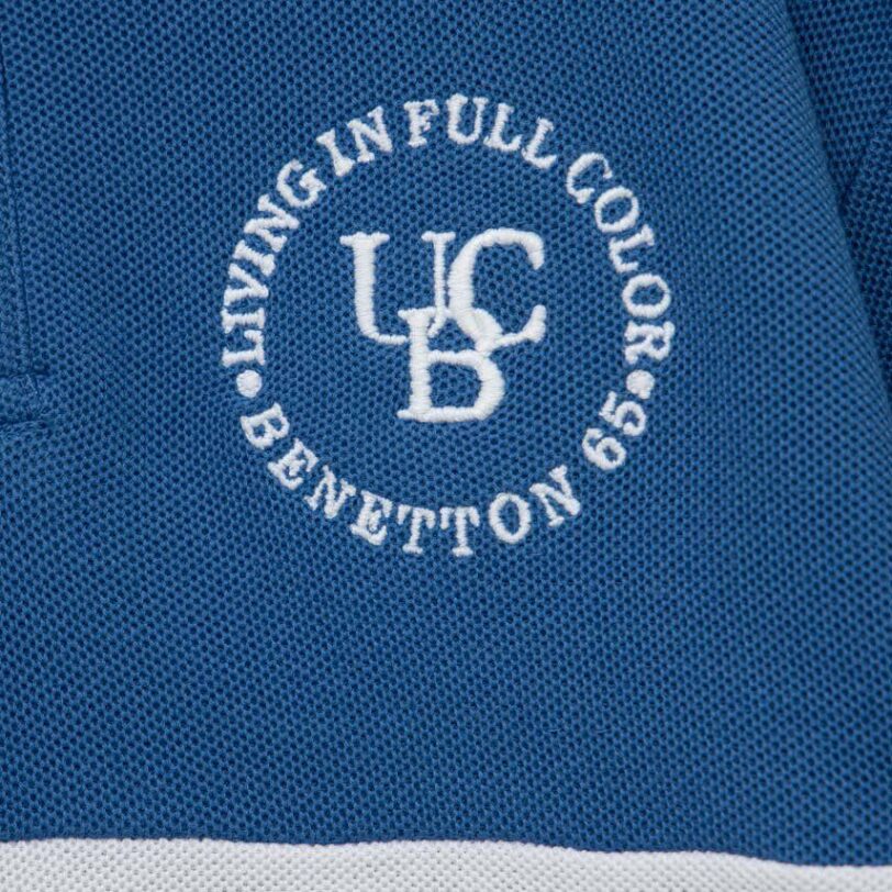 United Colors of Benetton tricouri polo din bumbac pentru copii modelator preţ