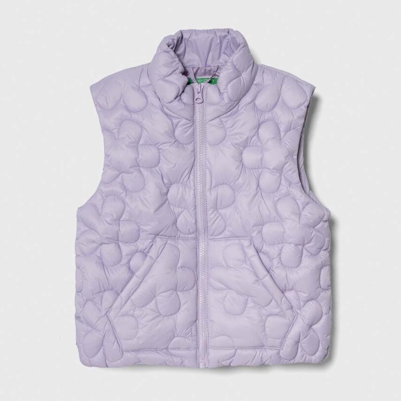 United Colors of Benetton vesta copii culoarea violet