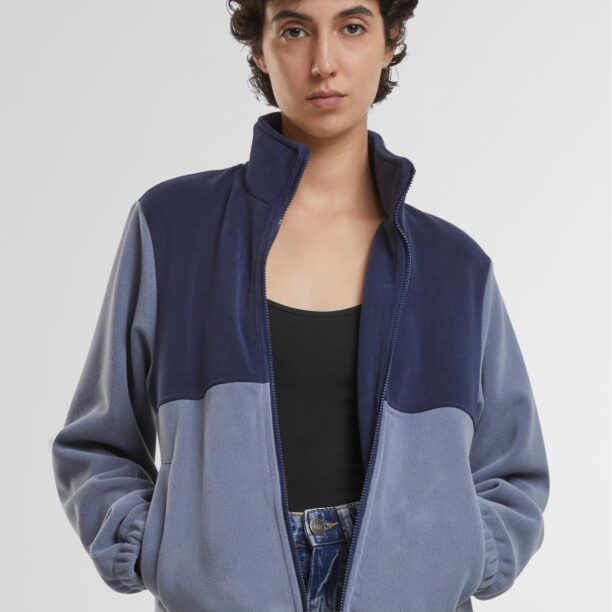 Urban Classics Jachetă  fleece  indigo / albastru porumbel preţ