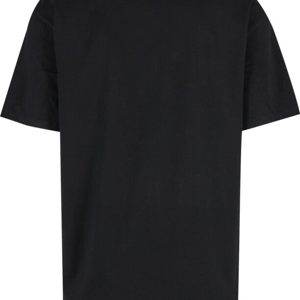 Urban Classics Tricou 'Cursive Bold'  negru / alb