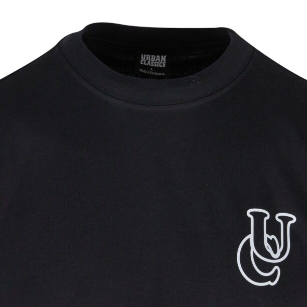 Urban Classics Tricou 'Shiny'  gri deschis / negru preţ