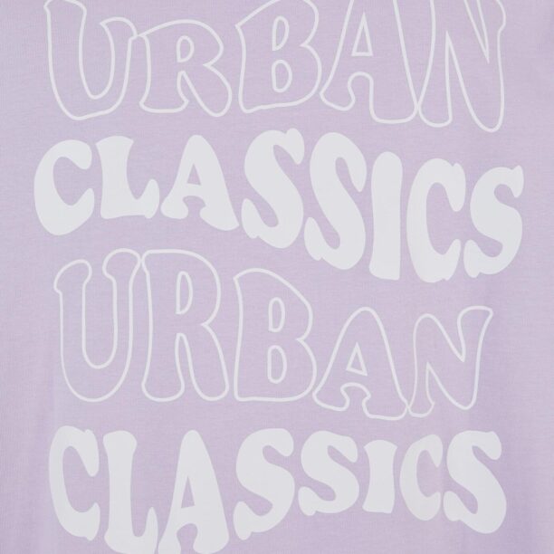 Original Urban Classics Tricou  ecru / mov liliachiu