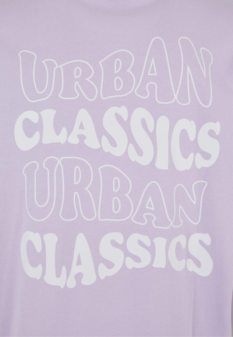 Original Urban Classics Tricou  ecru / mov liliachiu