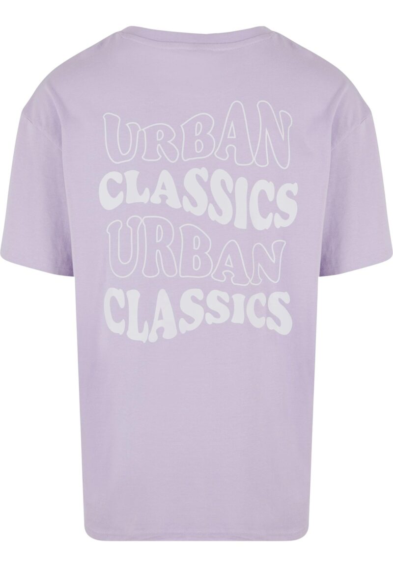 Urban Classics Tricou  ecru / mov liliachiu