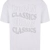 Urban Classics Tricou  gri / alb