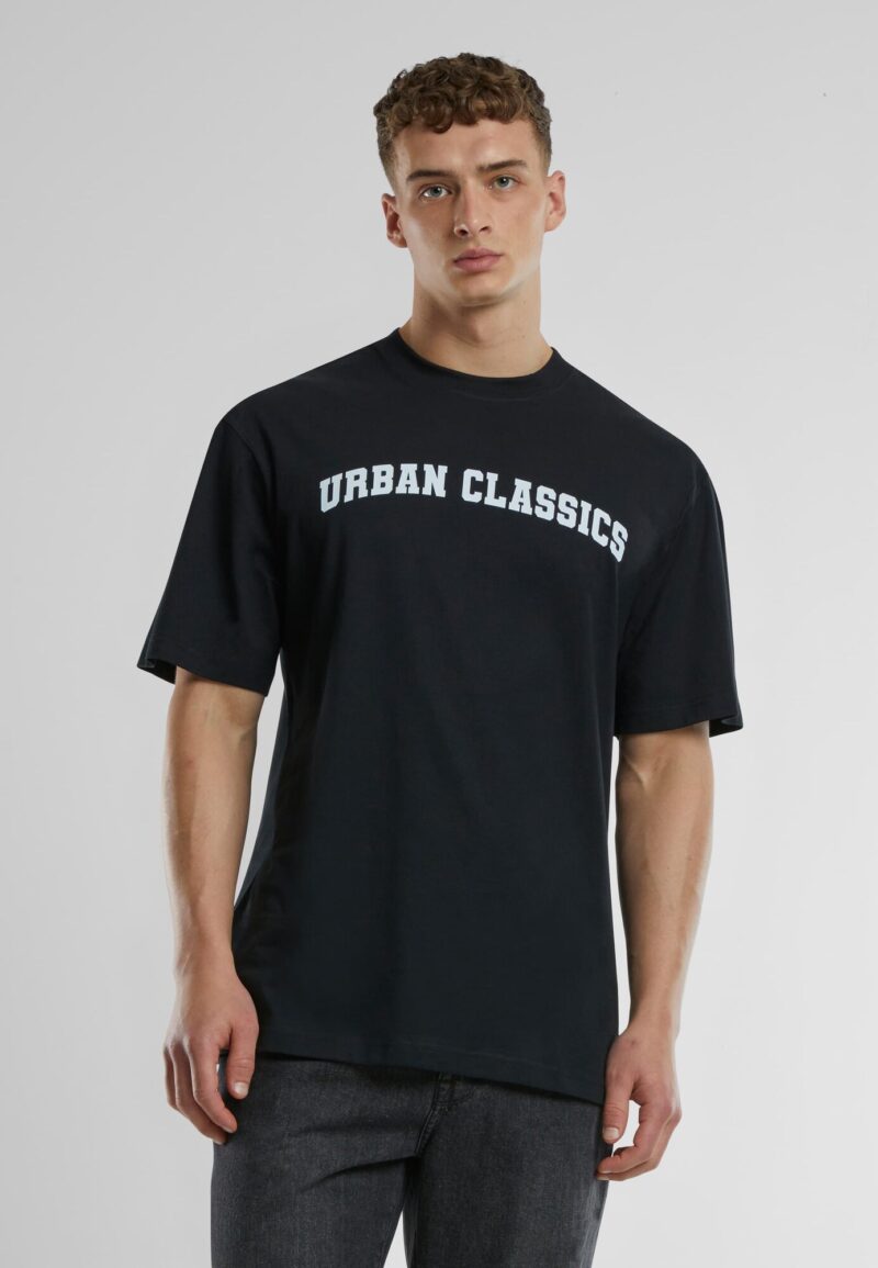 Preţ Urban Classics Tricou  negru / alb