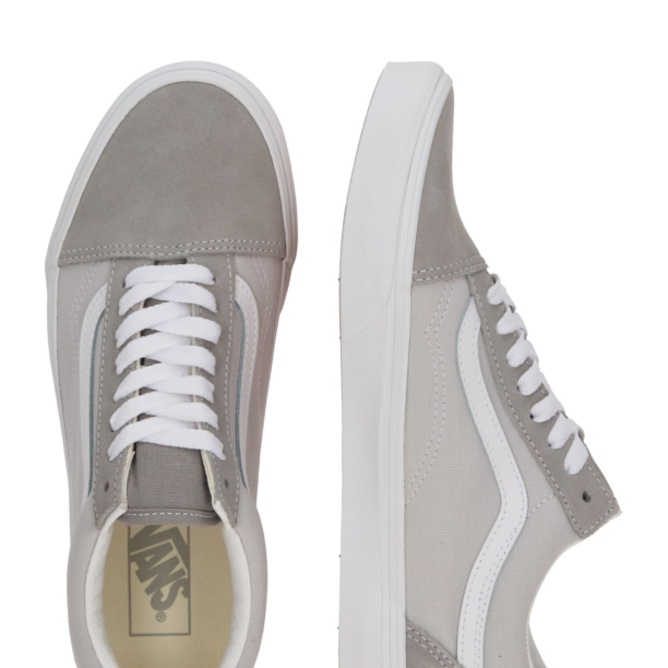 VANS Sneaker low 'Old Skool'  gri / gri deschis / alb