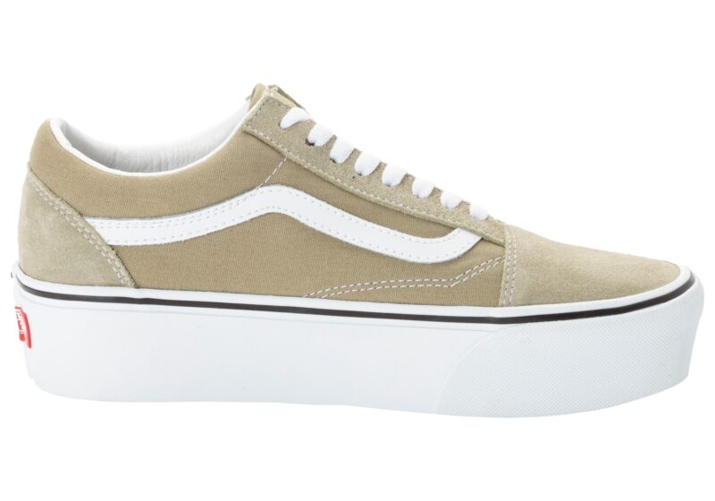 VANS Sneaker low 'Old Skool'  kaki / alb preţ