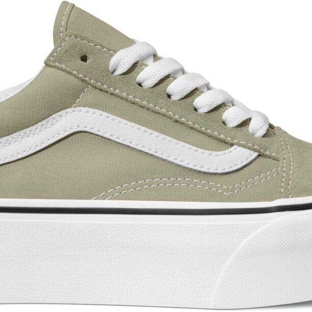 VANS Sneaker low 'Old Skool'  kaki / alb