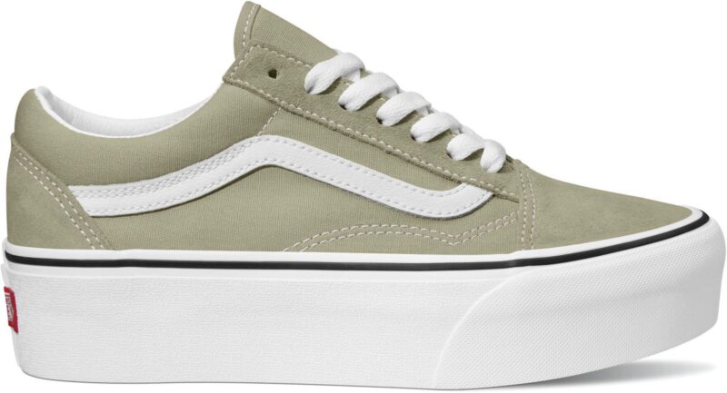 VANS Sneaker low 'Old Skool'  kaki / alb