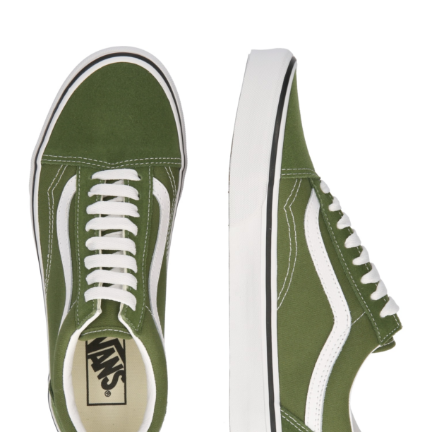 VANS Sneaker low 'Old Skool'  oliv / alb