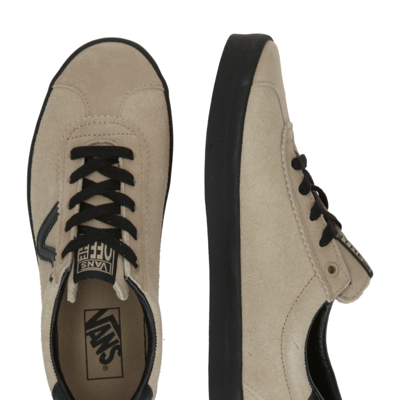VANS Sneaker low  alb kitt / negru