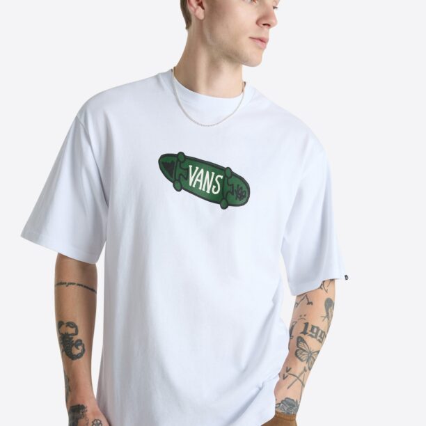 VANS Tricou 'FLIPSIDE'  galben șofran / gri / verde închis / negru / alb preţ