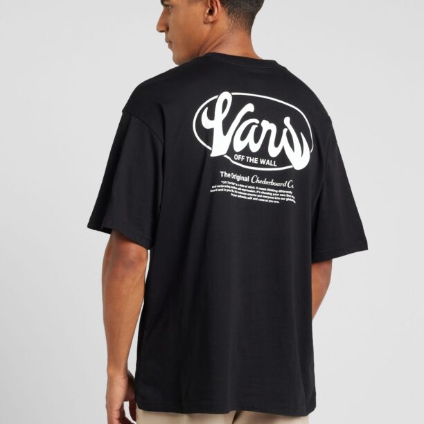 Cumpăra VANS Tricou 'Global Line'  negru / alb