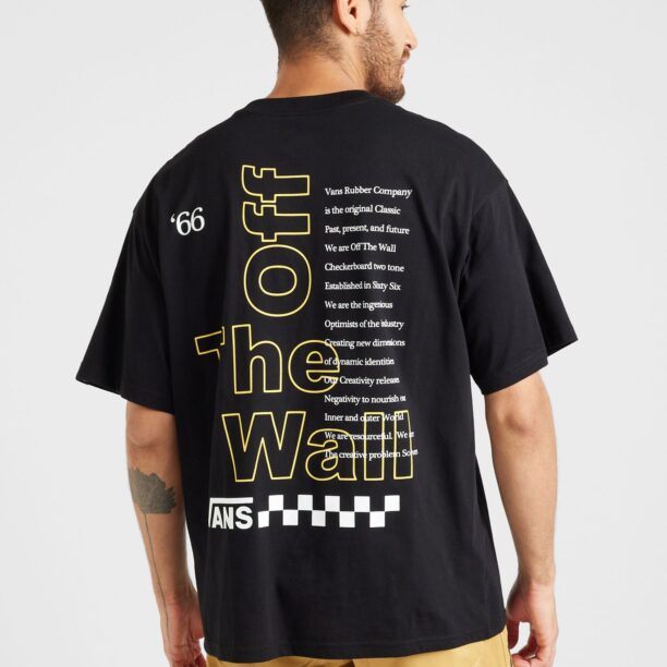 VANS Tricou 'Posted'  galben / negru / alb preţ