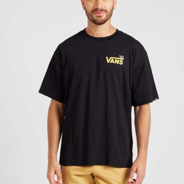 VANS Tricou 'Posted'  galben / negru / alb