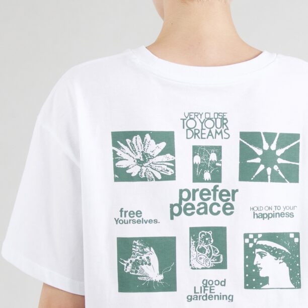 Preţ VANS Tricou 'Preference'  verde jad / alb