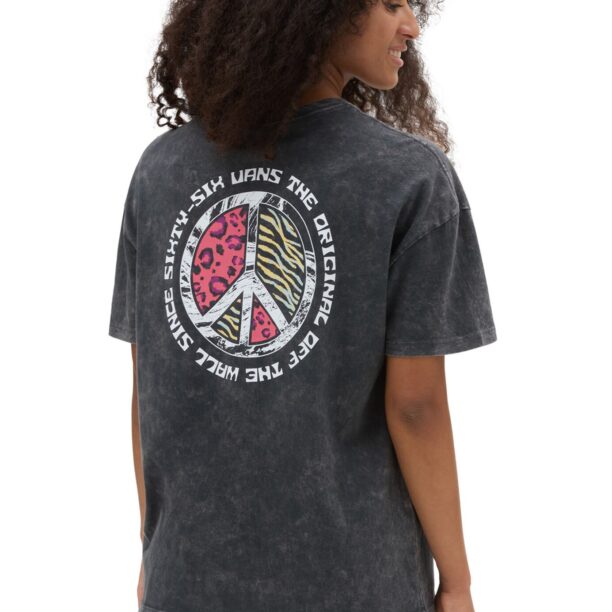 VANS Tricou 'Wild peace'  gri metalic preţ