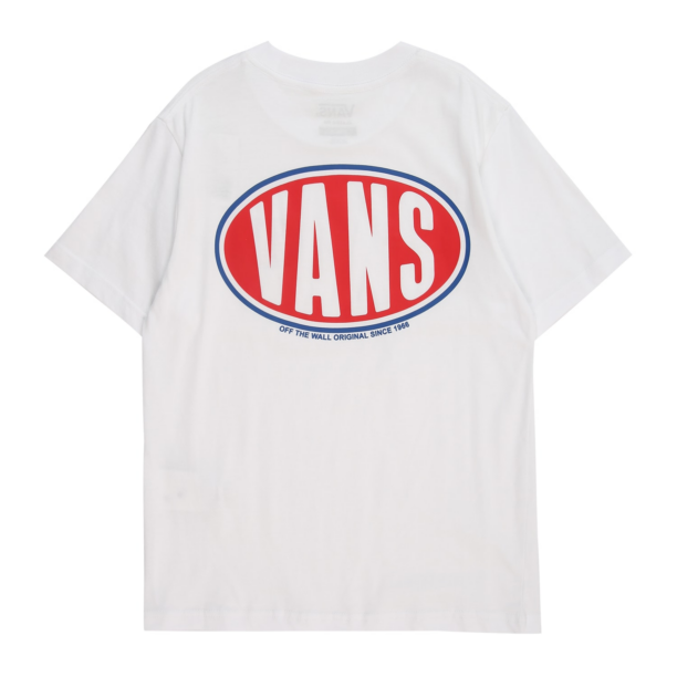 VANS Tricou  albastru / roșu / alb