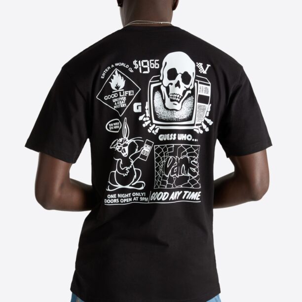 Preţ VANS Tricou  negru / alb