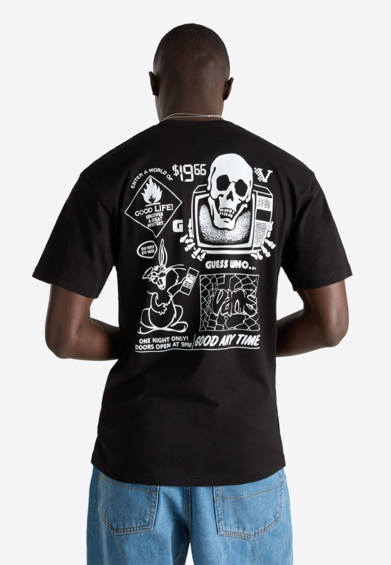 Preţ VANS Tricou  negru / alb