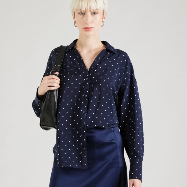 VERO MODA Bluză 'VMJOSIE'  bleumarin / alb