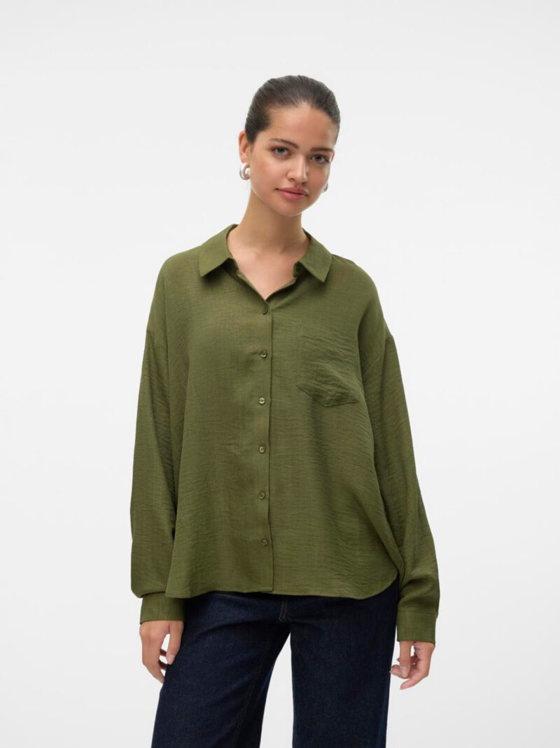 Original VERO MODA Bluză 'VMMELONEY'  verde