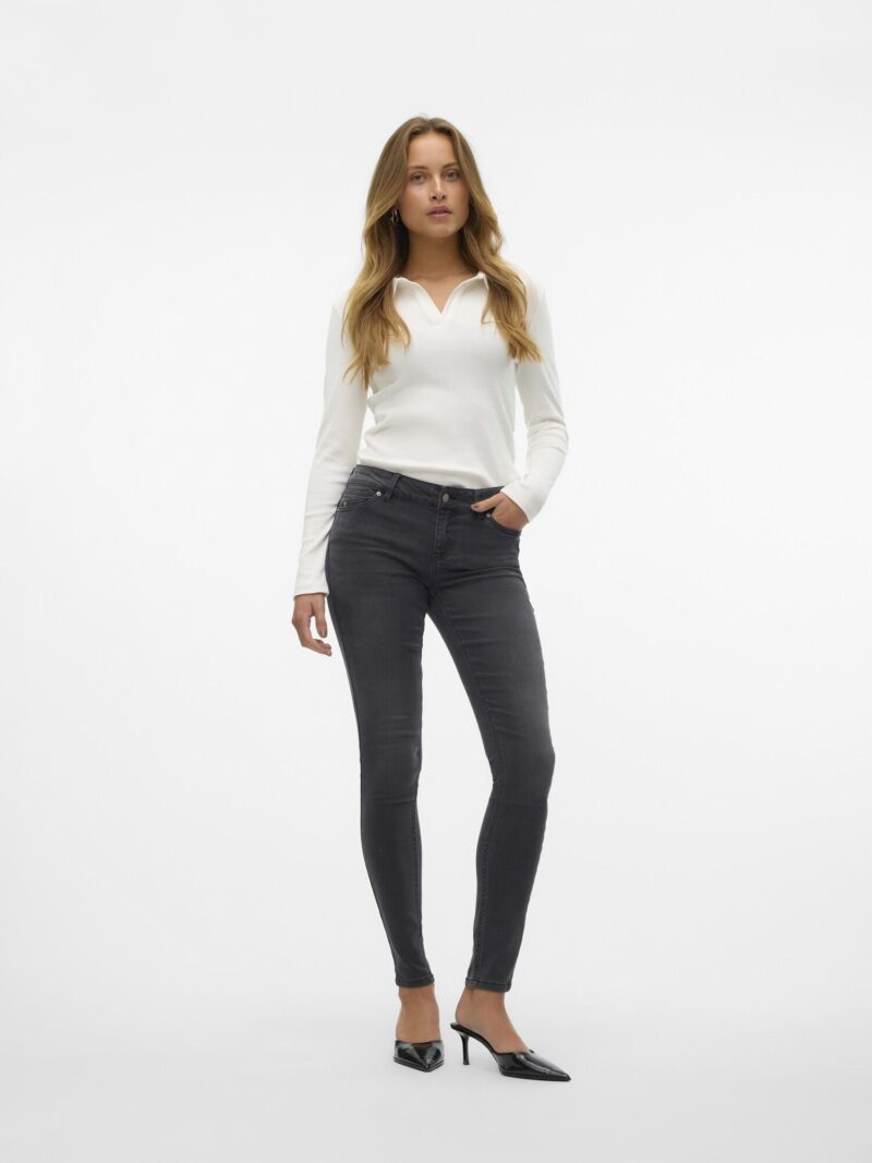 Preţ VERO MODA Jeans 'VMSYLVIA'  gri închis