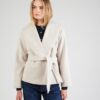 VERO MODA Palton de primăvară-toamnă 'ANNE BERGEN'  gri deschis