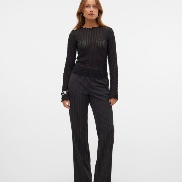 Cumpăra VERO MODA Pantaloni 'VMMaya'  negru / alb