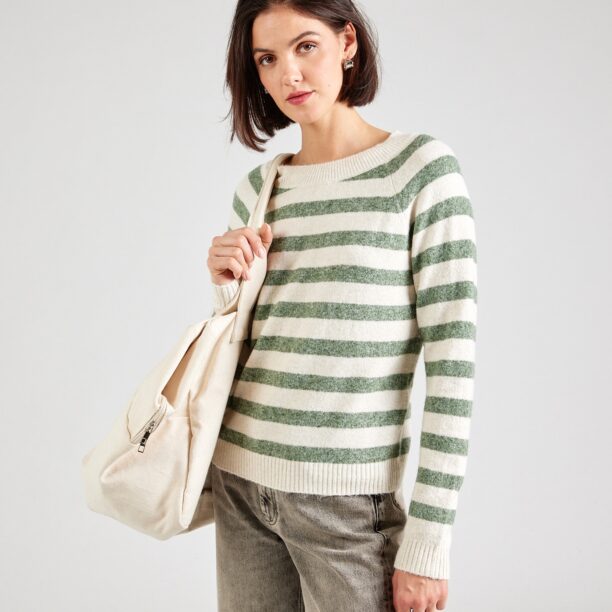 VERO MODA Pulover 'VMDOFFY'  bej deschis / verde amestecat