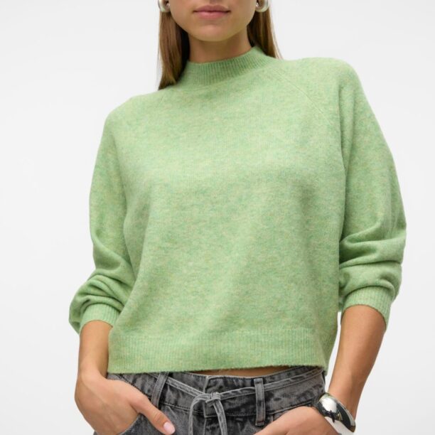 VERO MODA Pulover 'VMLEAF'  verde pastel preţ