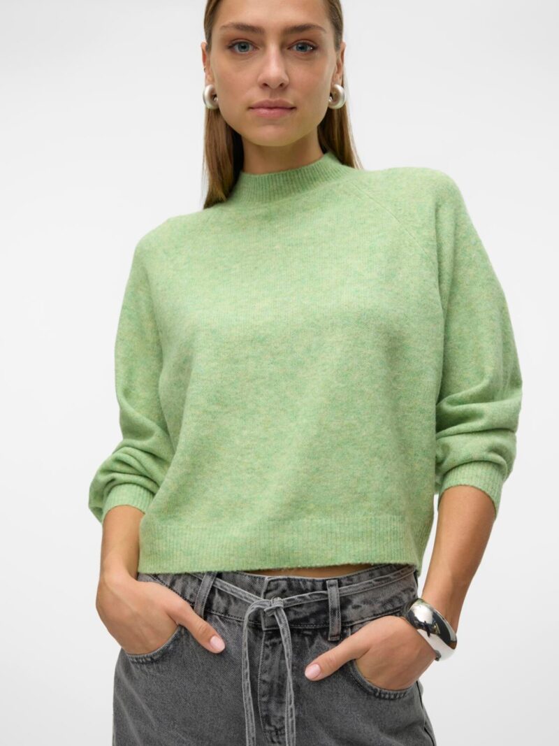 VERO MODA Pulover 'VMLEAF'  verde pastel preţ