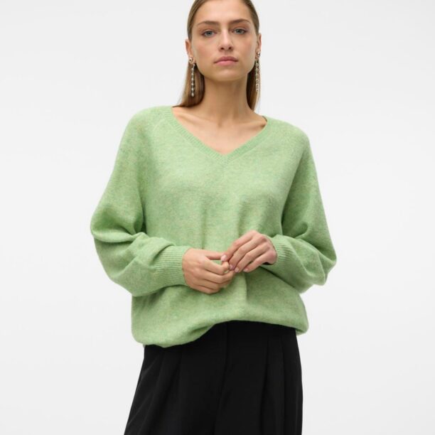 Original VERO MODA Pulover 'VMLEAF'  verde pastel