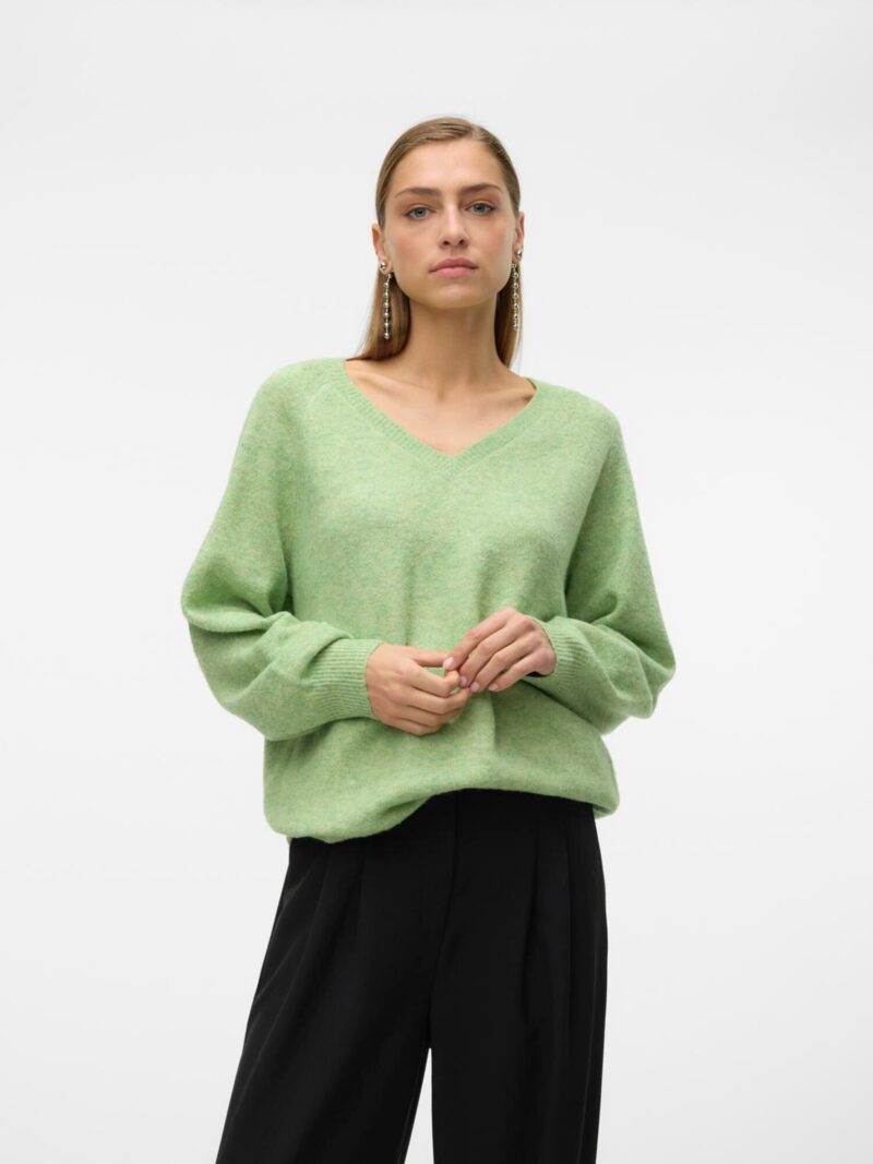 Original VERO MODA Pulover 'VMLEAF'  verde pastel