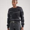 VERO MODA Pulover 'VMSADIE'  negru / argintiu