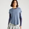 VERO MODA Tricou 'VMBELLA'  albastru porumbel