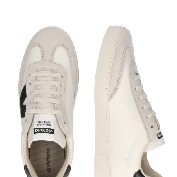 VICTORIA Sneaker low 'BERLIN CICLISTA'  gri deschis / negru / alb natural