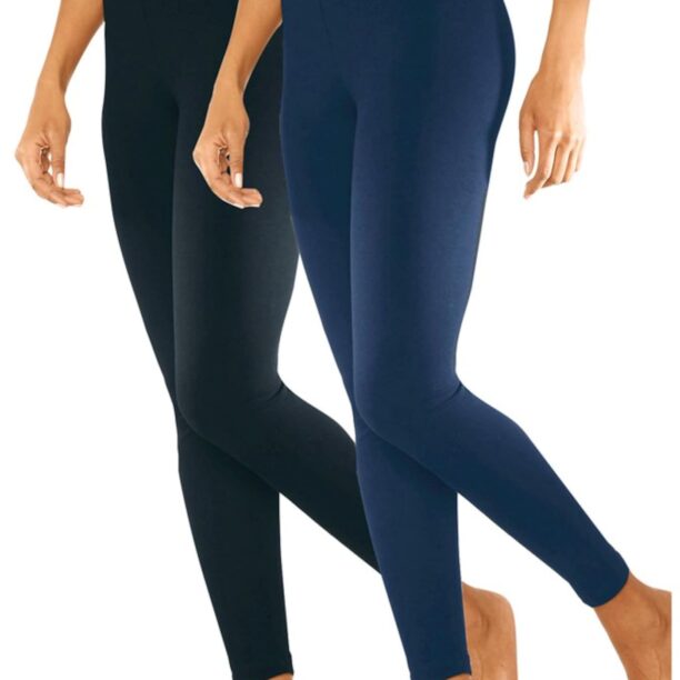 VIVANCE Leggings  albastru marin / negru