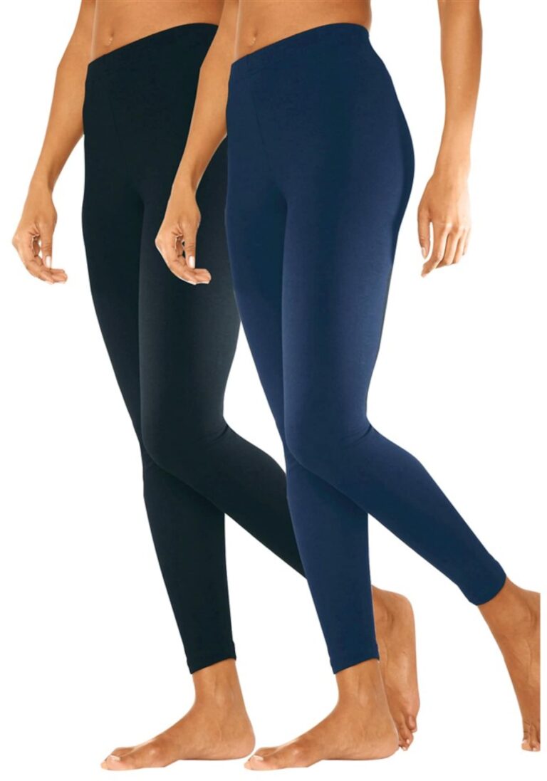 VIVANCE Leggings  albastru marin / negru