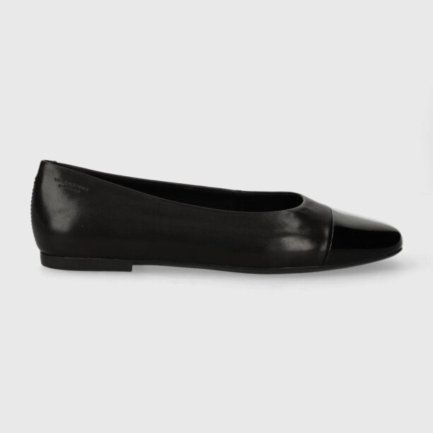 Vagabond Shoemakers balerini de piele JOLIN culoarea negru