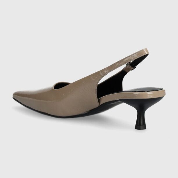 Vagabond Shoemakers stilettos de piele LYKKE culoarea bej preţ