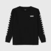 Vans bluza copii EXPOSITION CHECK CREW VN0008CBBLK1 culoarea negru