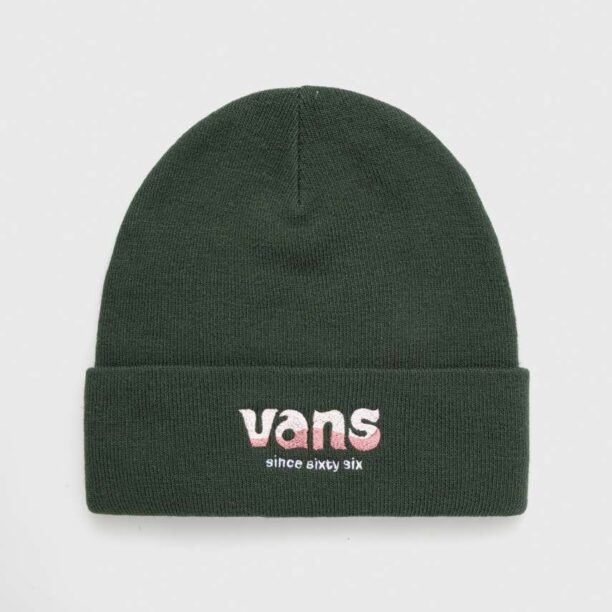 Vans caciula culoarea verde